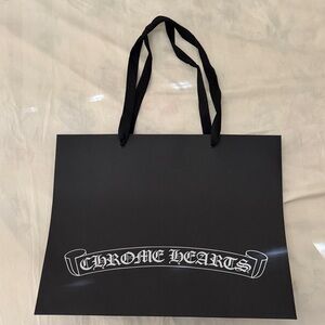 Medium Chrome Hearts Black shopping bag